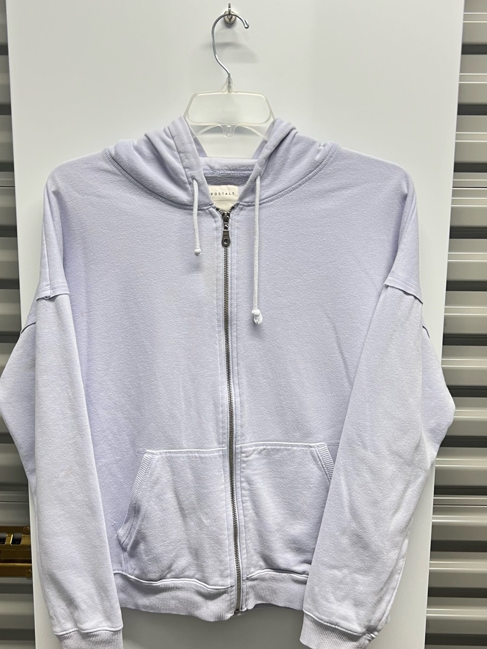 Aeropostale Lavender Zip-Up Hoodie Sweater